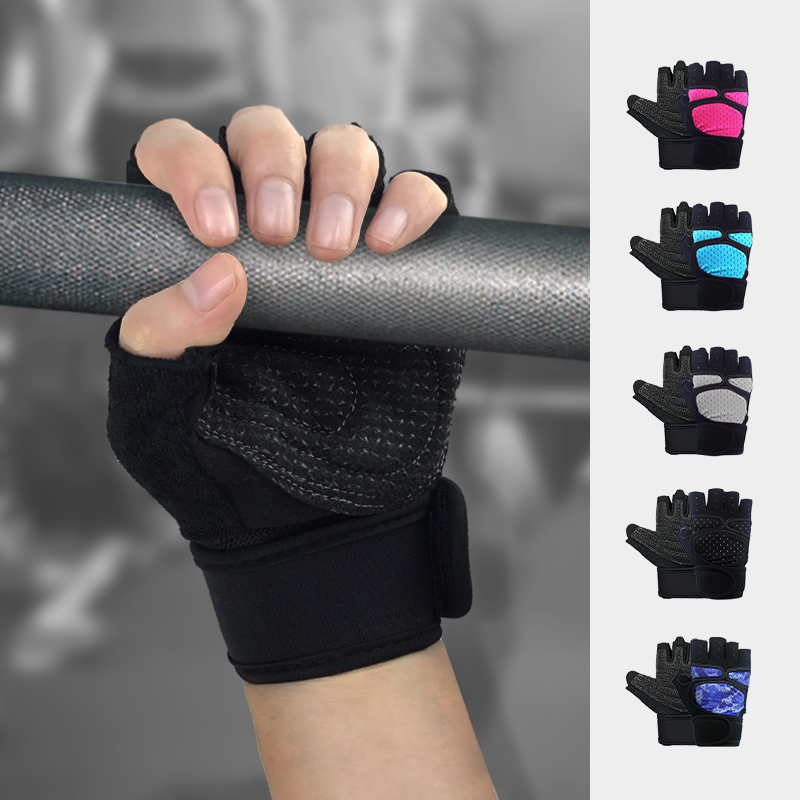 Breathable Lightweight Gym Sports Gloves For Prevent Sweaty Hands