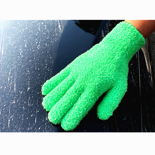 Green Eco Friendly Household Reusable Dusting Cleaning Car Gloves 