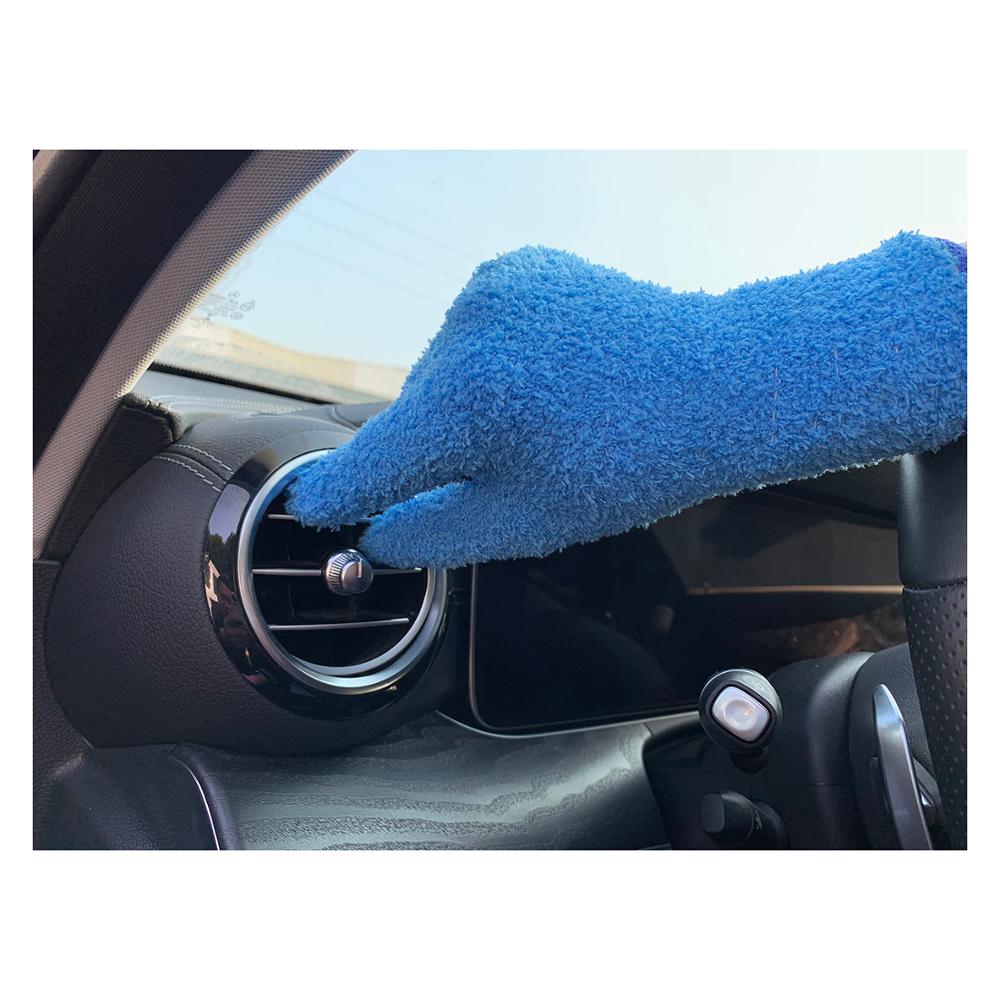 Green Eco Friendly Household Reusable Dusting Cleaning Car Gloves 