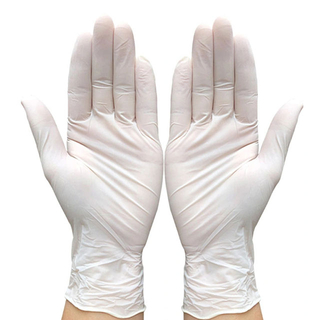 Disposable Surgical Latex White Rubber Gloves